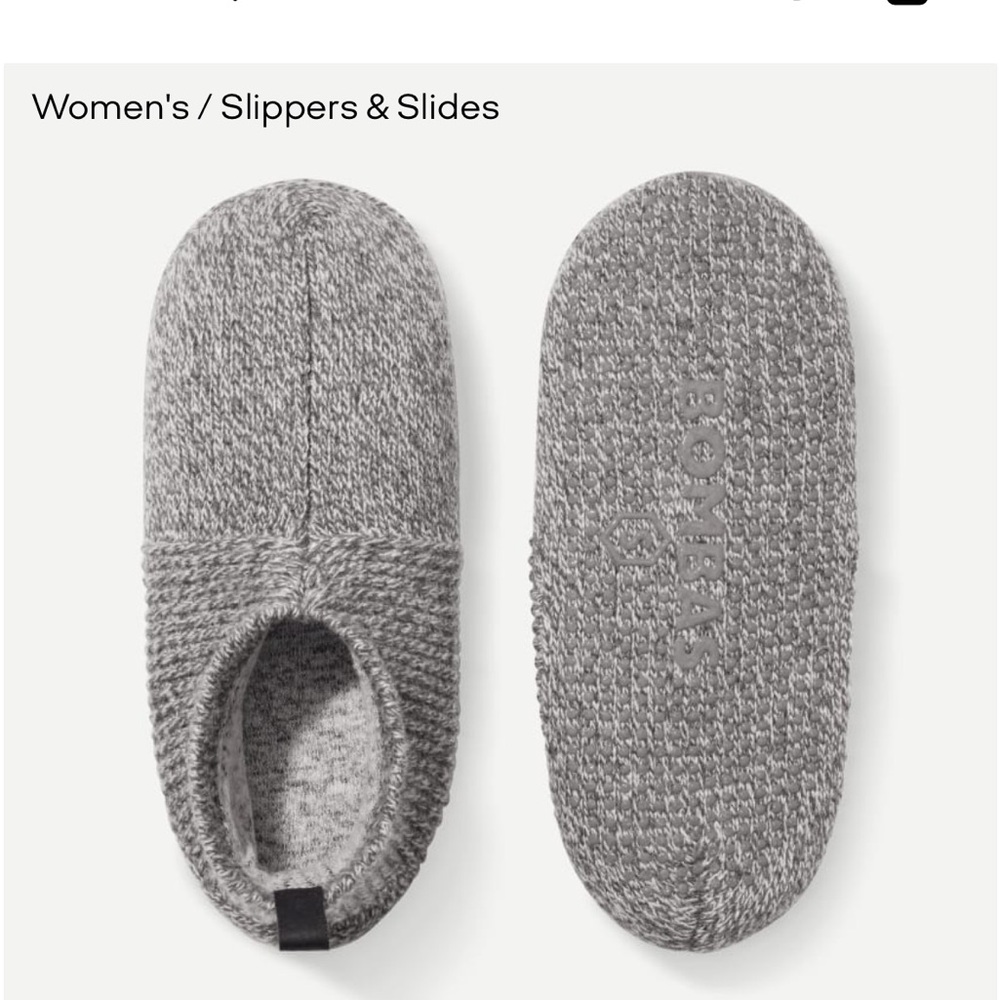 Bombas Gripper Slippers - small - gray